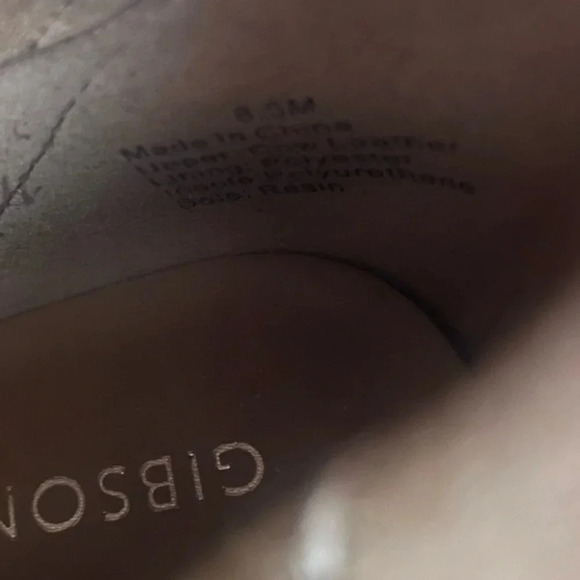 GIBSON LATIMER CHEETAH SUEDE BOOTS‎ Size 8.5 - Picture 8 of 9